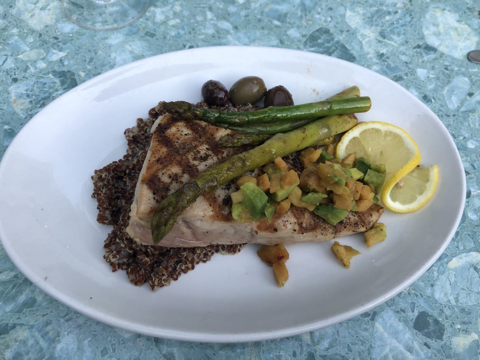Moonfish entree at Cure